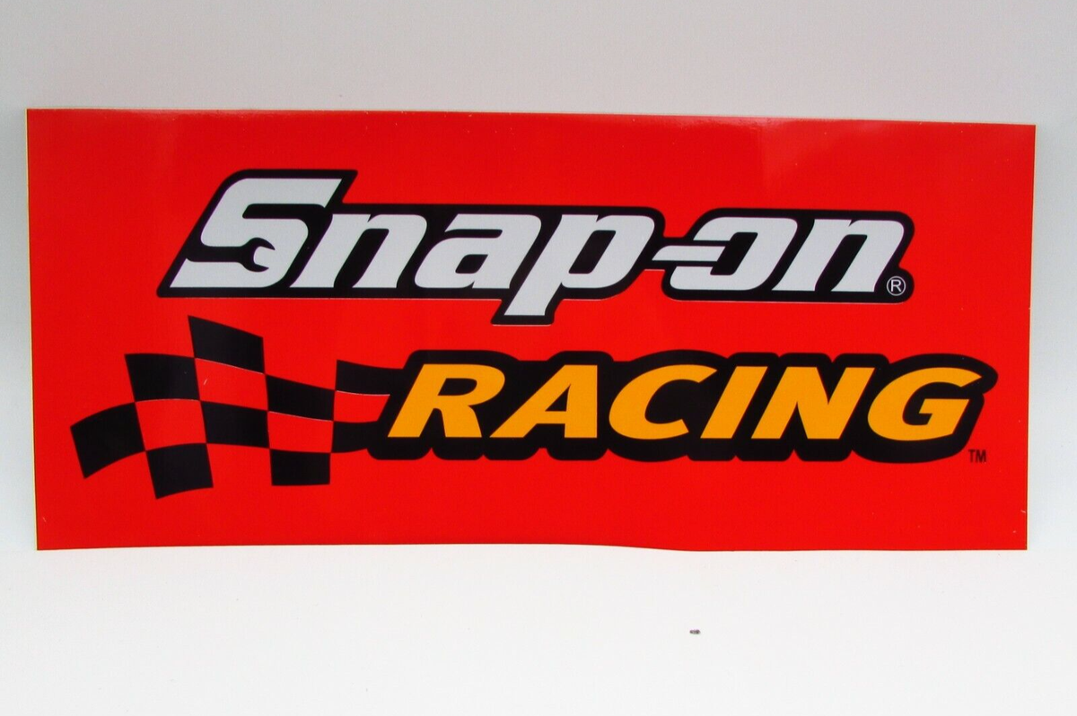 NEW Vintage Snap On Tools Racing Tool Box Sticker Emblem Decal 5 1