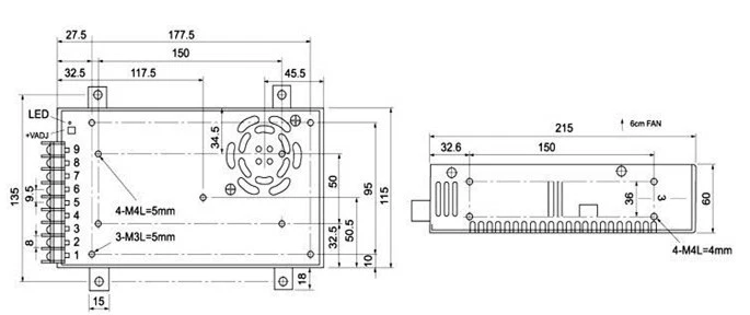 New 420W 28V 15A Single Output Switching power supply for LED Strip light AC-DC - Image 3 of 3
