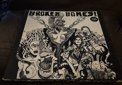 Broken Bones - Dem Bones (Red Translucent Vinyl LP) 1984 UK Imp. LTD ED/OOP/RARE