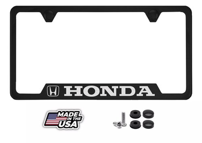 #ad Black License Plate Frame for Honda $14.95