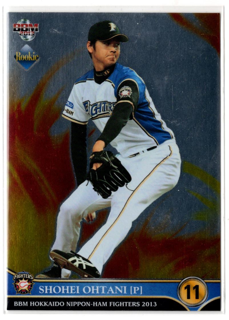 2013 BBM Hokkaido Nippon-Ham Fighters Foil Pitching Shohei Ohtani Rookie #F02A