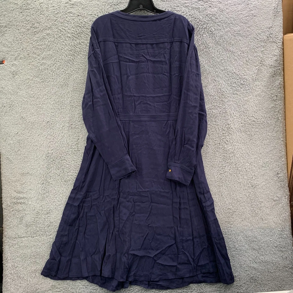 Платье BODEN женское размер 18 длинное синее* - Изображение 2 из 4