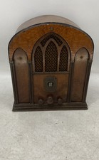 Zenith L Brown Wooden Portable Magnavision Tube Radio Receiver