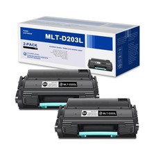 Cartucho de tóner de alto rendimiento MLT-D203L paquete de 2 repuestos para Samsung D203L MLT...