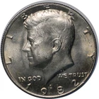 1982-P Kennedy Half Dollar - Near Gem BU   #334
