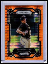 2024 Panini Prizm #80 Robby Snelling Orange Pulsar Prizms #/399