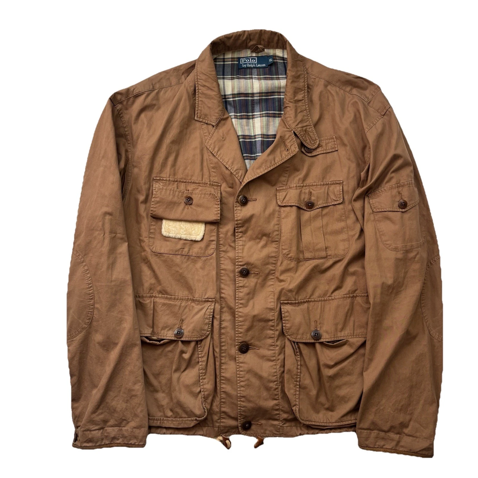 Polo Ralph Lauren Wading Jacket Utility Coat Safari Army Brown Cargo XL Fishing
Opens in a new windo