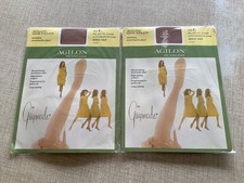 2 Pair Vintage GAYMODE Agilon Seamless STOCKINGS Size C Beige Glo NEW 10.5-11