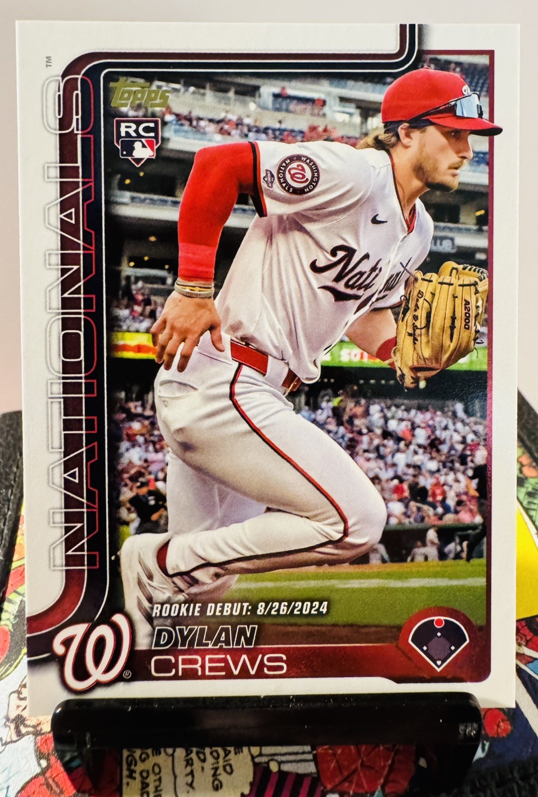 2025 Topps Update #US223 Dylan Crews RC Golden Mirror SSP CASE HIT Nationals