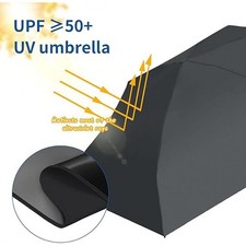 Compact Mini Capsule Umbrella UPF 50 Sun Protection for Travel  Daily Commute