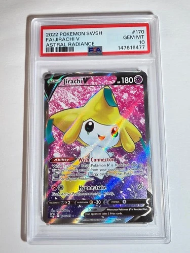 Jirachi V Full Art 170 Astral Radiance - PSA 10