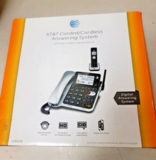 AT T Corded Phone Answering Machine System Large CL84102 Brand New Still Sealed 