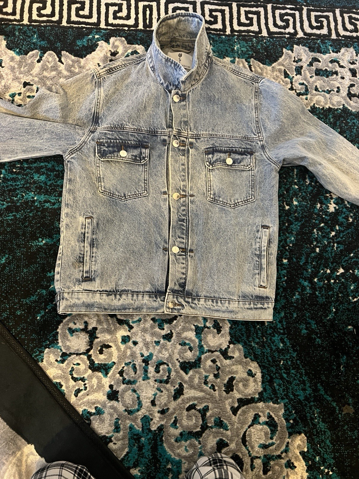 Pull and Bear Beige Denim Jacket