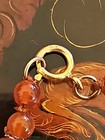 Vintage 14k.Yellow Gold & Cornelian Beaded  Hand Knotted Beautiful Necklace — photo 10