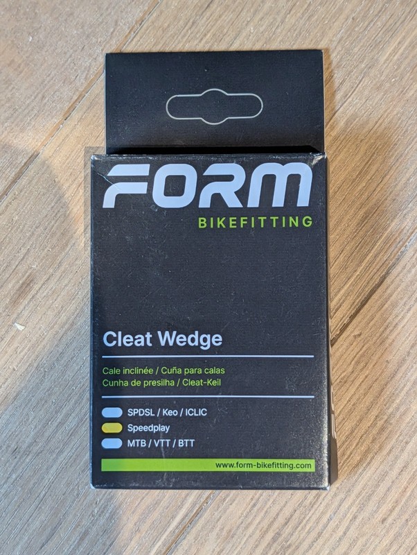 Form Bike Fitting Wahoo / Speedplay 1° Cleat Wedge Kit