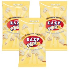 Eazypop Butter microwave popcorn x 3 -LL