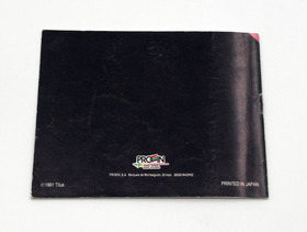 The Blues Brothers Nintendo NES Manual Folleto Aviso ESP