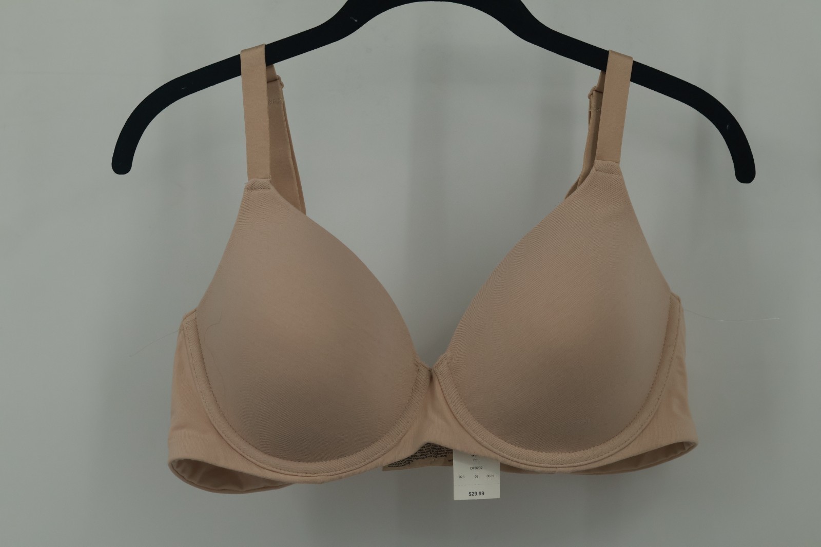 Bali Women's 38C Nude Beige Comfort Underwire T-Shirt Bra Full Coverage DFB202