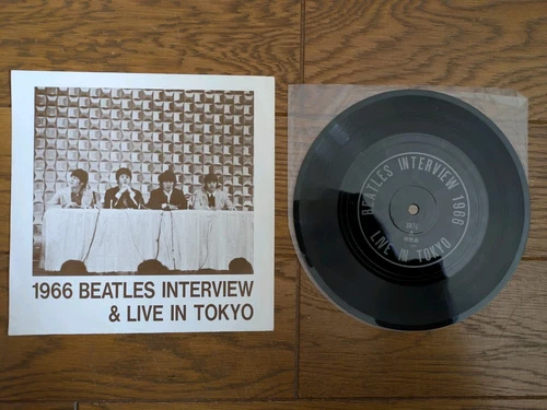 THE BEATLES 1966 Interview & Live In Tokyo Japan Fan Club Only Flexi 7"