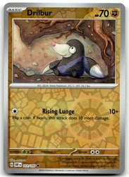Drilbur 111/197 Obsidian Flames Reverse Holo Common