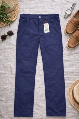 Peter Millar Crown Crafted Performance 5 Pocket Pants Navy 38x34 New $160