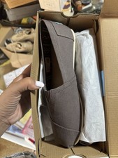 UsedLikeNew TOMS Women's Alpargata Loafer Flat, Ash Grey Recycled