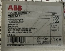 ABB MS 325-9.0 Manual Motor Starter 6.3 - 9.0A 3P 690V DIN Rail Mount