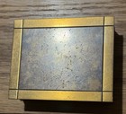 1920's/30's Poker Chips Golfer In Knickers  In Brass Wood Box  — photo 7