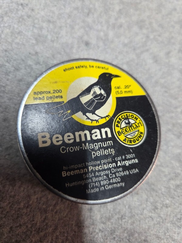 Beeman Crow Magnum 20cal pellets