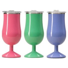 ORCA Poco Pink Jade Violet 3 Pack 17 oz Insulated Stainless Steel Cups W/ Lid