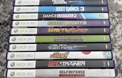 Xbox 360 Kinect Games Lot Of 10 All Complete