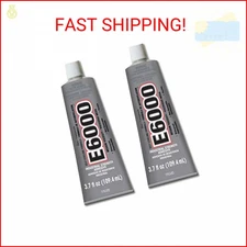 Eclectic Products 220011 2 Pack 3.7 oz. E-6000 High Viscosity Multi-Purpose Adhe