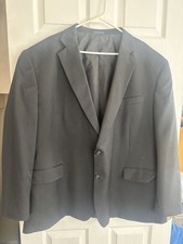 Stafford Mens 54R Classic Office Career Wool Blend Blazer Jacket Travel Stretch
