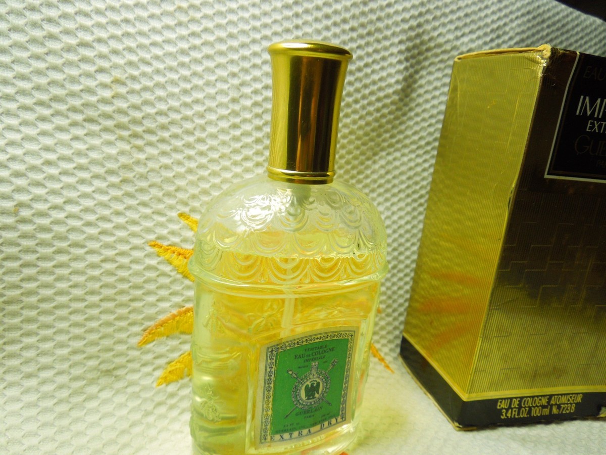 Vintage Guerlain IMPERIALE EXTRA DRY EAU DE COLOGNE SPRAY 3.4