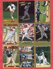 1999 Topps Baseball Series 1 & 2 Complete Set, 462 cards, Mark McGwire, Sosa