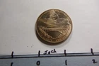 LOS ALAMOS NEW MEXICO MANHATTAN PROJECT ATOM BOMB 25TH ANN BRONZE COIN ILA6