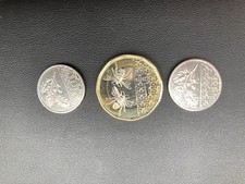 �1 Bee Coin & 5p Coins King Charles Coins