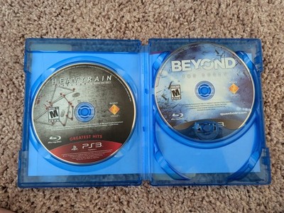 Heavy Rain Directors Cut & Beyond Two Souls PS3 Discs Only Quantic Dream Bundle 