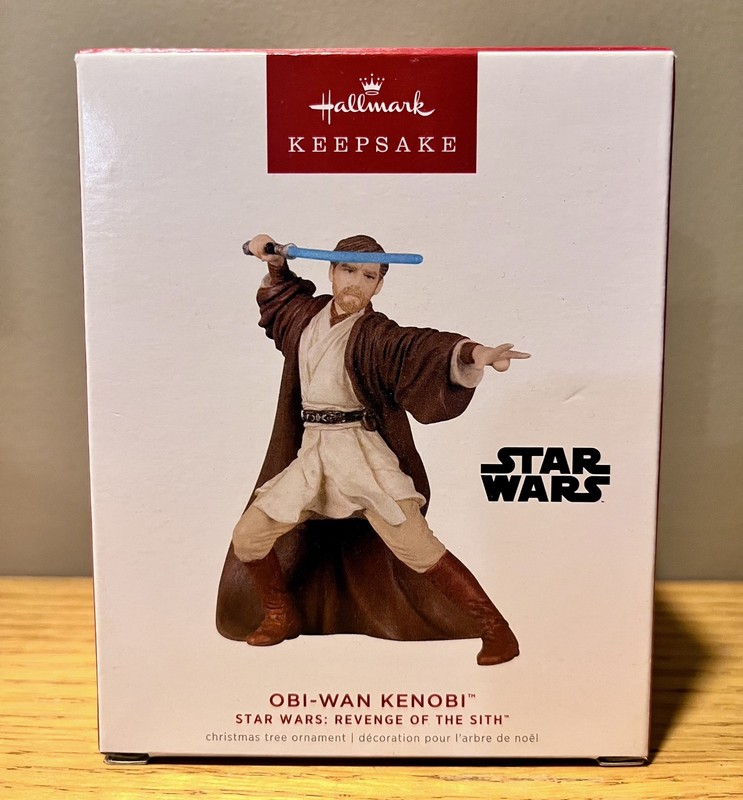 2022 Hallmark Keepsake (Star Wars #26): Obi-Wan Kenobi Christmas Ornament NIB
