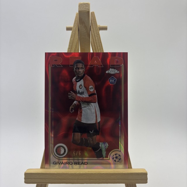 Givairo Read #5/5  Lava  (RC) 2024-25 Topps Uefa Club Competitions