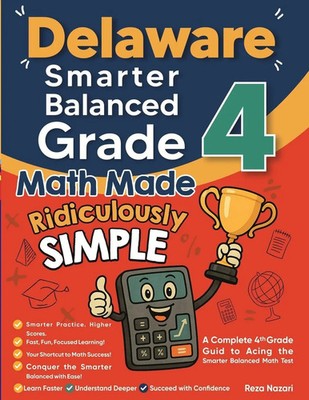 Nazari | Delaware Smarter Balanced Grade 4 Math Made Ridiculously Simple | Buch