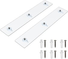 No Drilling Strong Transparent Adhesive for Shower Caddy, 2 Pack Shower Caddy