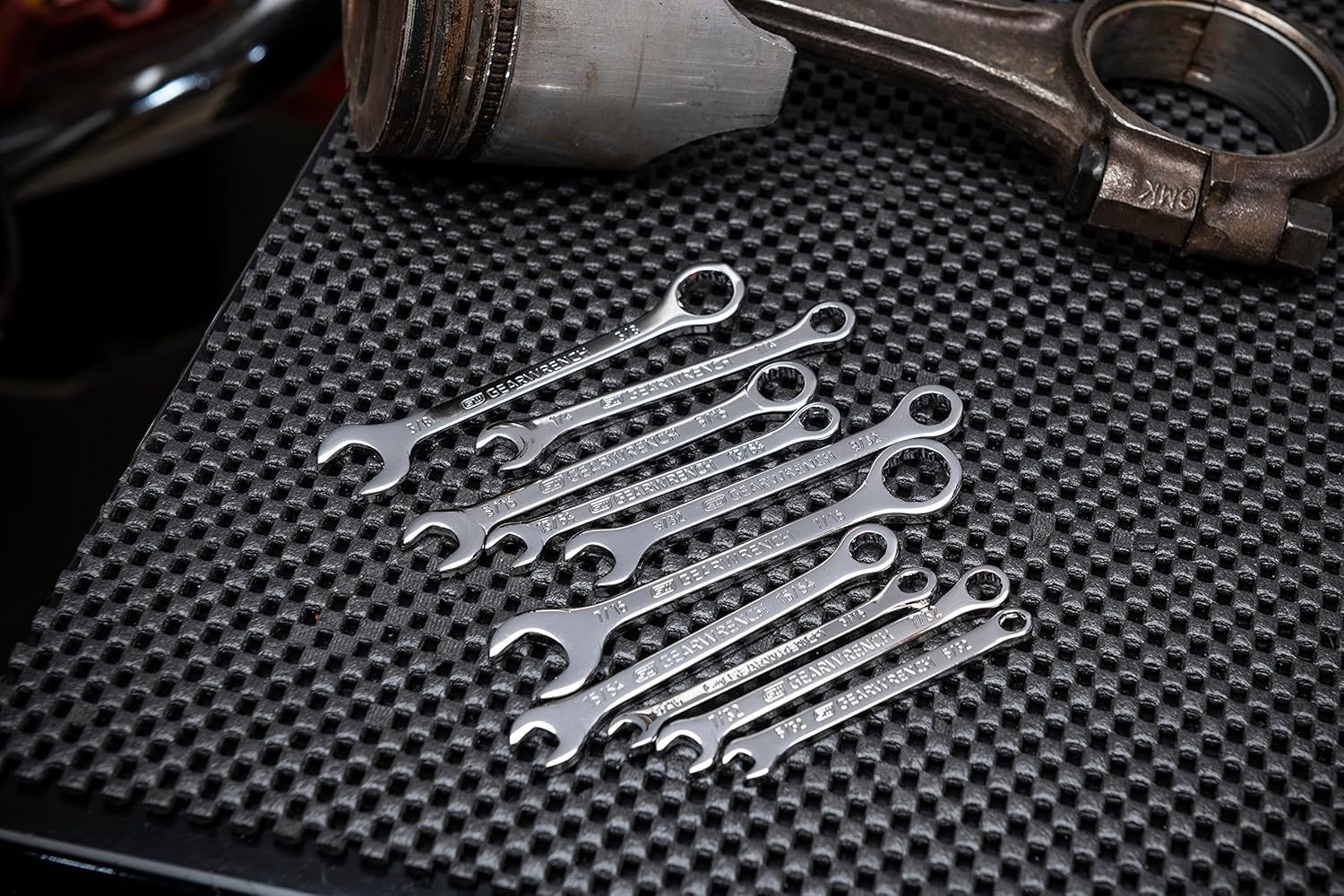 10 Piece SAE Midget Combination Wrench Set -