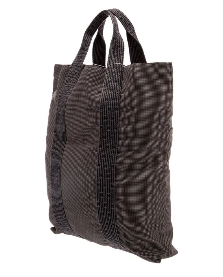 Bolso de Mano Hermes Herline Cabas de Lona para Mujer Gris Talla Única Foto 2 de 4