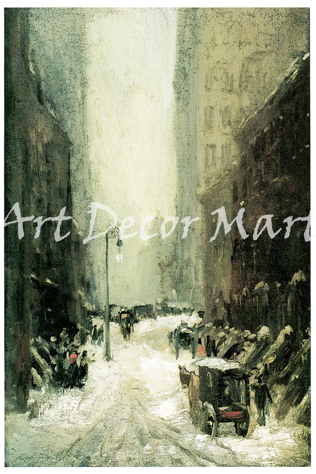 Invierno de Nueva York - - ARTE DE PARED EN LIENZO O IMPRESO Foto 2 de 2