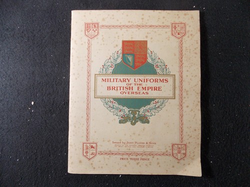G1 Spieler Zigarettenkarten Militär Uniformen des Britischen Empire 1938 Album