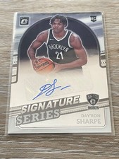 Day’Ron Sharpe RC Auto 2021-22 Donruss Optic - Signature Series #SS-DRS Nets