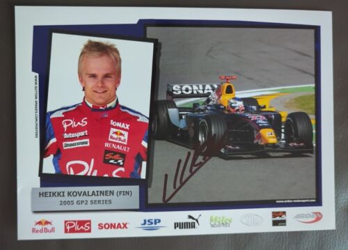Heikki Kovalainen original Autogramm Auf Foto,autograph,Formel 1,2,Red Bull - Bild 1 von 2