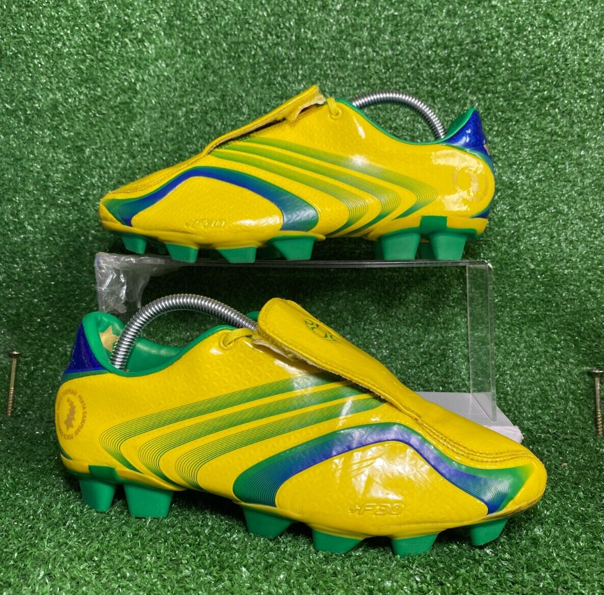 LIMITED 2006 Adidas Tunit F50 F30+ Yellow Green Brazil FG 8 LIMITED 2006 Adidas Tunit F50 F30+ Yellow Green Brazil FG 8