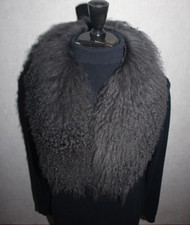 Fellkragen Tibet Lammfell Echtfell Kragen Stola Schal Pelzkragen  Pelzstreifen